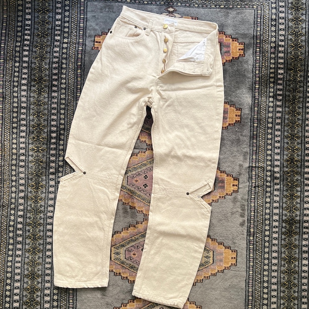 Still Here Cowgirl Jeans Bone so 27 like new